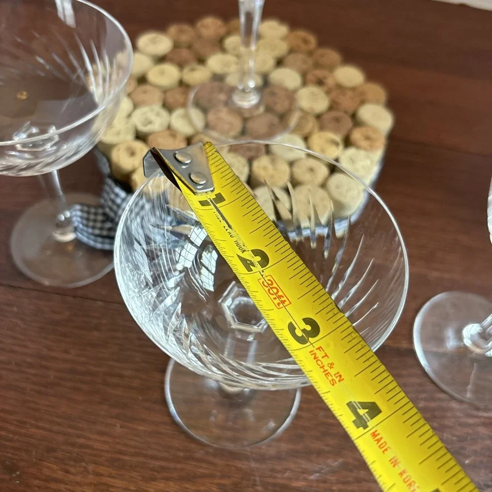Set Of‎ 4  Liquor Cocktail Gevaert Arlene by VAL ST LAMBERT 5 1/8